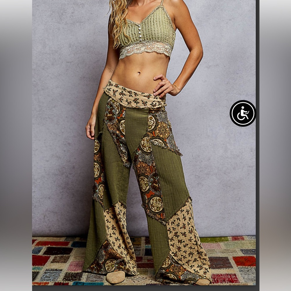 POL Patchwork Pants - Picture 5 of 7